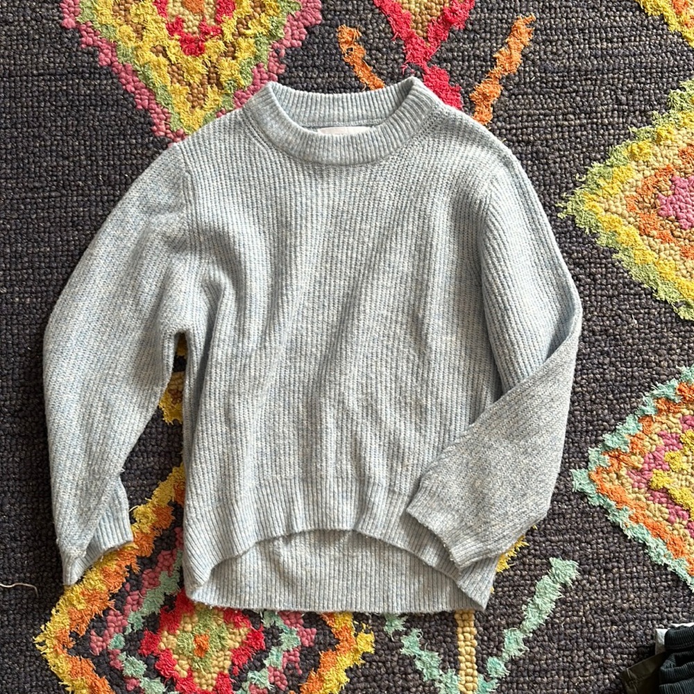 Zara girls blue sweater